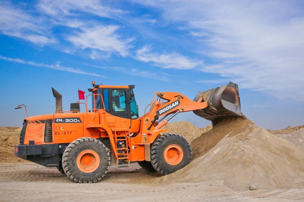 earth moving companies in reno preparing a site